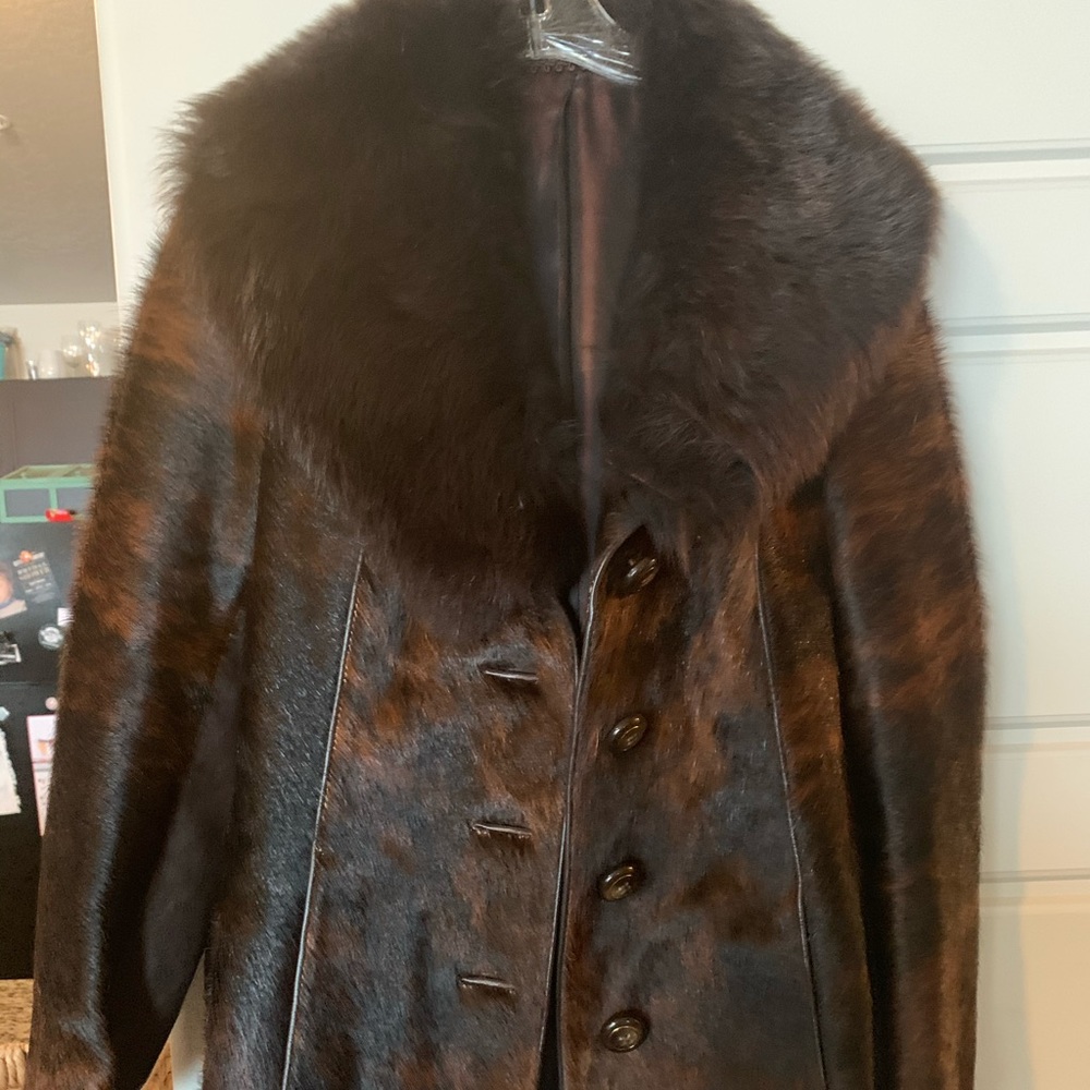 Mink fur coat